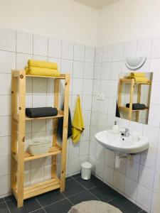 Kúpeľňa v ubytovaní Ubytování u Malinků