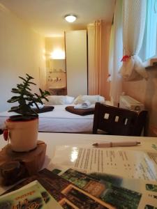 Ein Bett oder Betten in einem Zimmer der Unterkunft Guesthouse Arnika