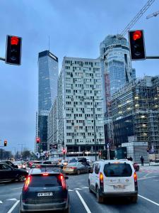 Výhľad na mesto Varšava alebo výhľad na mesto priamo z apartmánu