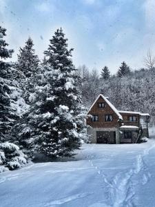 Chata Jánošík durante l'inverno