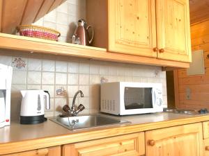 A kitchen or kitchenette at Appartements Futtertrögl