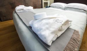 Posteľ alebo postele v izbe v ubytovaní Hotel Aqua Crua