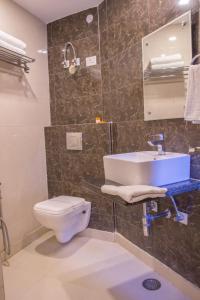 Koupelna v ubytování Hotel Pawan Plaza Near BLK-Max Hospital