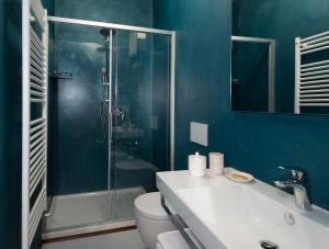 Koupelna v ubytování B&B Cà del Poeta