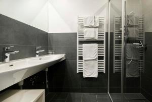 Vannituba majutusasutuses Apartpension Kappacher
