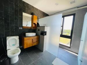 Baðherbergi á Chao Zhou 86 B&B