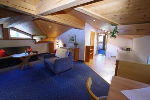 Χώρος καθιστικού στο Hotel-Pension Heike
