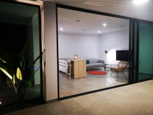 Posteľ alebo postele v izbe v ubytovaní Villa Volcán