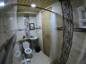 A bathroom at Cabaña Villa Sofi