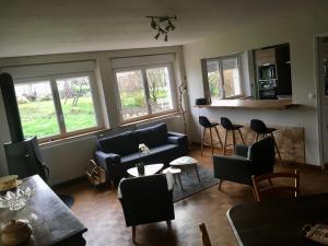 Posezení v ubytování Gte Saint Gorgon in Euville, Grand Est