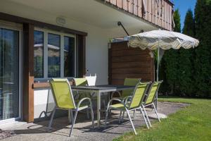 Patio nebo venkovní prostory v ubytování Ferienwohnung Helios