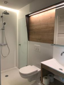 A bathroom at Wein & Landhaus Willi Opitz