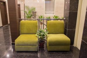 Posezení v ubytování Hotel Pawan Plaza Near BLK-Max Hospital
