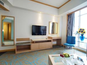 TV a/nebo společenská místnost v ubytování Garden View Hong Kong