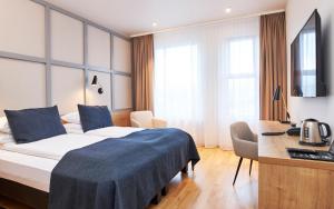 Fosshotel Reykholt客房内的一张或多张床位