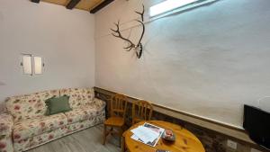 Televízia a/alebo spoločenská miestnosť v ubytovaní Apartamentos Rurales Casa Josefita