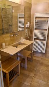 Koupelna v ubytování Hotel Piazza Vecchia