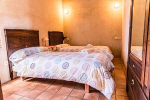Cama o camas de una habitación en Lagar de Viña Vieja