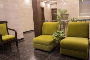 Posezení v ubytování Hotel Pawan Plaza Near BLK-Max Hospital