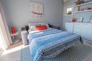 Postel nebo postele na pokoji v ubytování Apartmani Villa Mila
