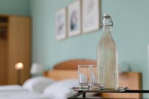 Posteľ alebo postele v izbe v ubytovaní Hotel Garni - Gasthof Pillgrab