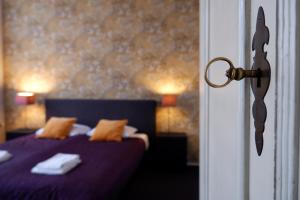 Postel nebo postele na pokoji v ubytování Hotel Zilt