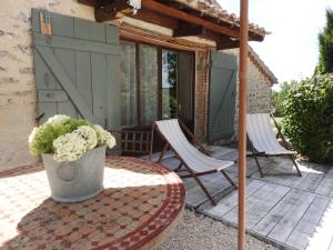 Patio nebo venkovní prostory v ubytování Bellevue