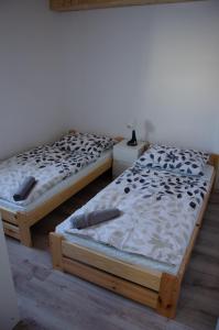 Posteľ alebo postele v izbe v ubytovaní Apartmány PRO LIPNO