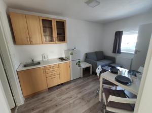 Kuchyňa alebo kuchynka v ubytovaní Apartmány PRO LIPNO