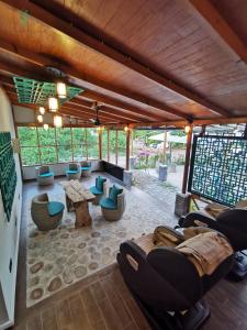 Posezení v ubytování Village Hideaways & Spas