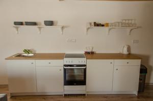 Kuchyňa alebo kuchynka v ubytovaní Apartmány PRO LIPNO