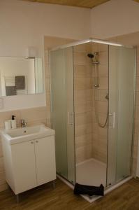 Kúpeľňa v ubytovaní Apartmány PRO LIPNO