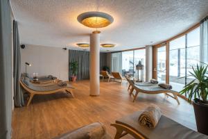 Istumisnurk majutusasutuses Hotel Lindnerhof