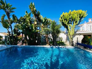 Bazén v ubytování Apartments with tropical garden and sea water pool nebo v jeho okolí