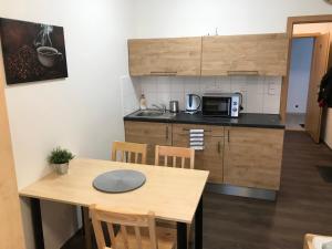 Dapur atau dapur kecil di Penzion Alvarez +2 gambar