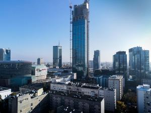 Výhľad na mesto Varšava alebo výhľad na mesto priamo z apartmánu