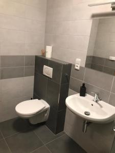 Koupelna v ubytování Penzion Alvarez
