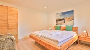 Postel nebo postele na pokoji v ubytování Mühlenhaus Siebkammer