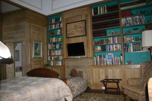 Knihovna v bed and breakfast