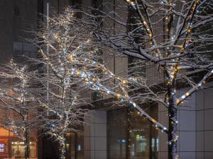 Mitsui Garden Hotel Sapporo om vinteren