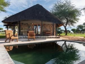 בריכת השחייה שנמצאת ב-Africa Awaits Lodge & Safaris או באזור