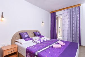 Posteľ alebo postele v izbe v ubytovaní Villa Vrebac Badem on the Peljesac peninsula