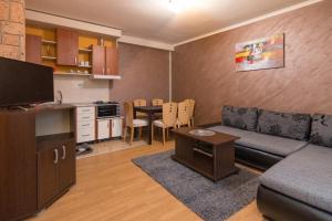 Kuchyň nebo kuchyňský kout v ubytování Apartments Andrić