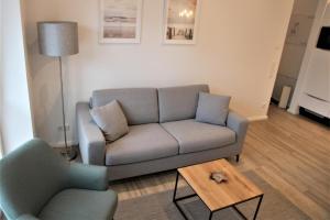 Istumisnurk majutusasutuses Apartment Kleine Krabbe, Am Alten Deich 4-6 10