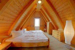 Postel nebo postele na pokoji v ubytování Strandvogt 2 MS20 + 4 fotografie