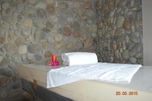 Postel nebo postele na pokoji v ubytování Hotel Le Botti