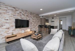 TV a/nebo společenská místnost v ubytování Holiday Home Intrade
