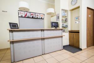 Kuchyň nebo kuchyňský kout v ubytování Hotel Mateos 1215