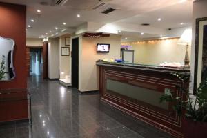 TV a/nebo společenská místnost v ubytování Carol Hotel