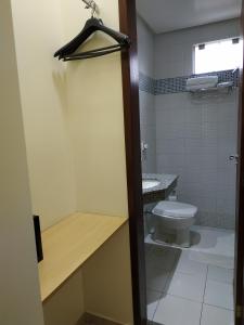 
A bathroom at Corumbá Plaza Hotel
